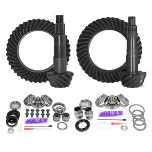 Toyota Tacoma Differential Install Kit - Front + Rear - Yukon Gear & Axle - Ring & Pinion Gear Kit 4.88 Ratio - `05-`15